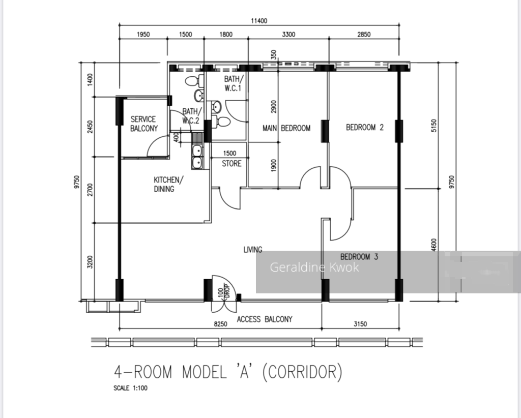 Blk 317 Tampines Street 33 (Tampines), HDB 4 Rooms #213419691